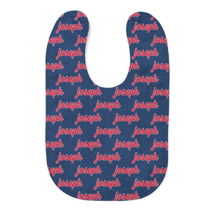 Personalized Baby Name Bib | Rebel Navy