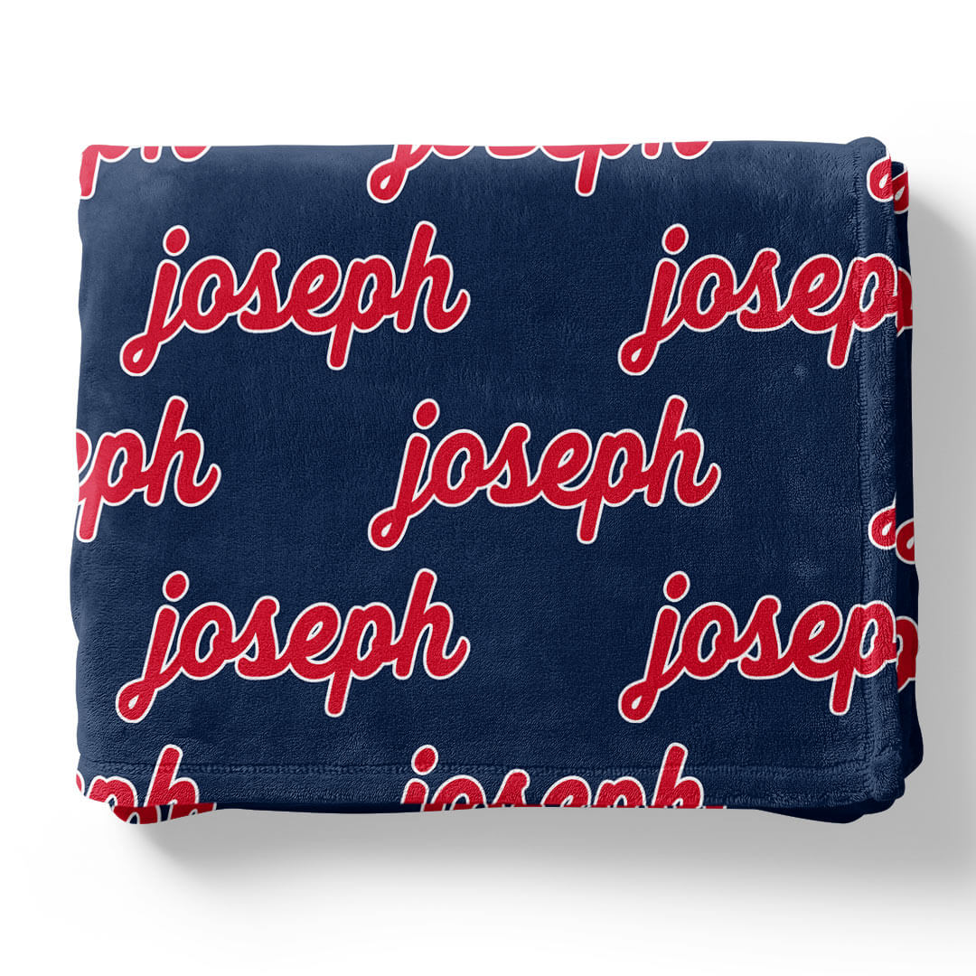 ole miss personalized blanket 