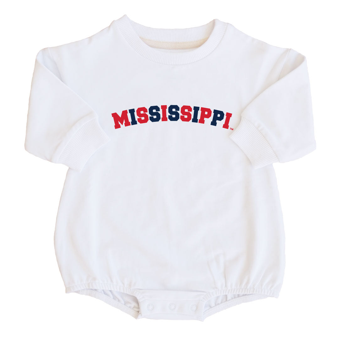University of Mississippi | Ole Miss Graphic Sweatshirt Bubble Romper