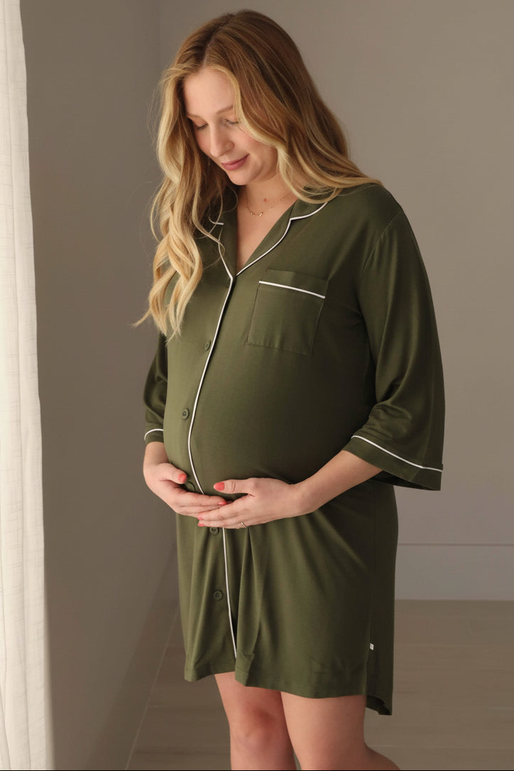 Labor & Delivery Nightgown | Olive