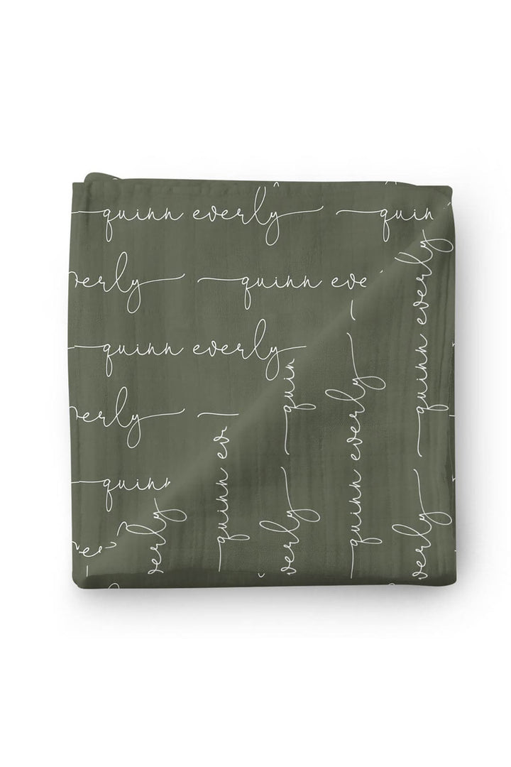 Personalized Baby Name Swaddle Blanket