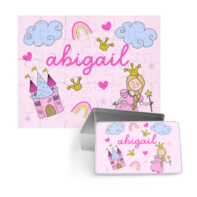 personalized kids puzzle princess themed 