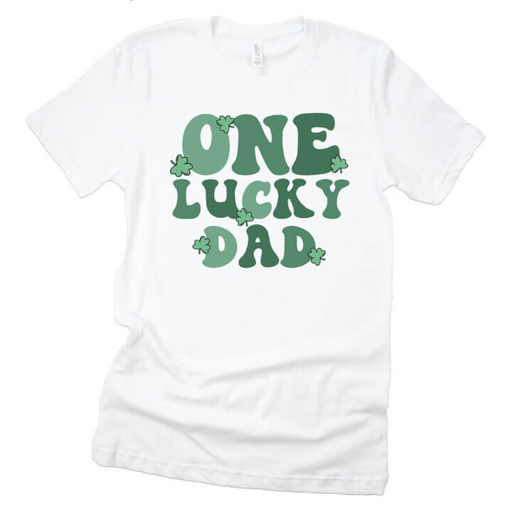 lucky dad graphic tee