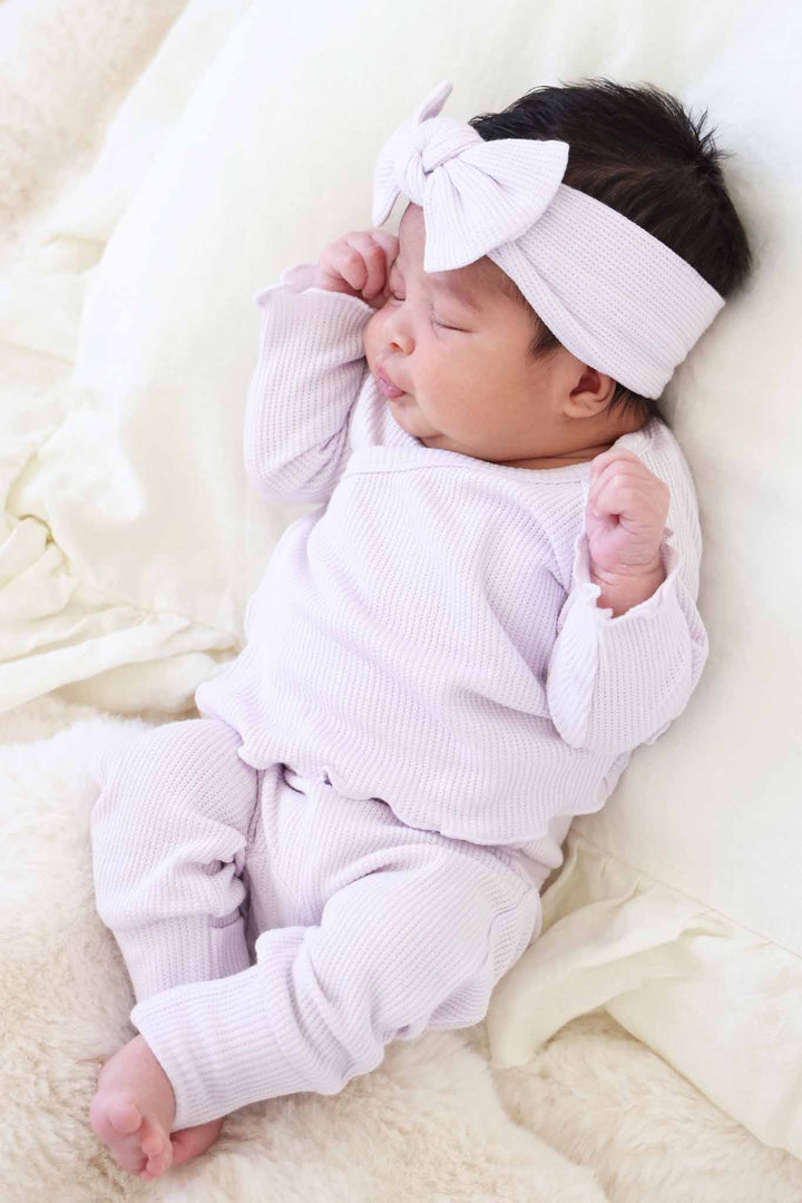 light purple bamboo waffle crossover test 