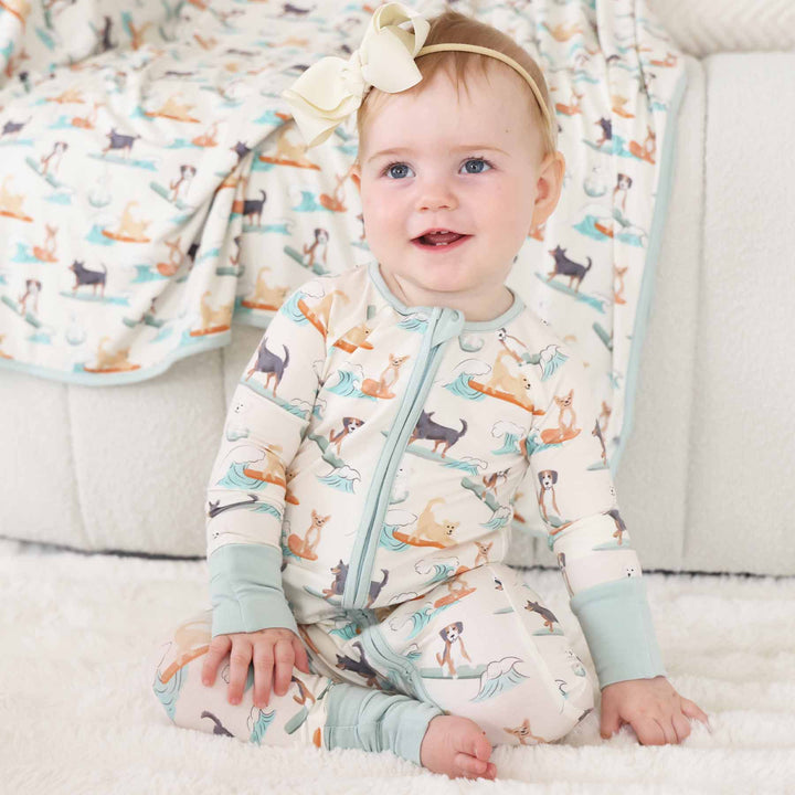 paddle pups romper pajama 