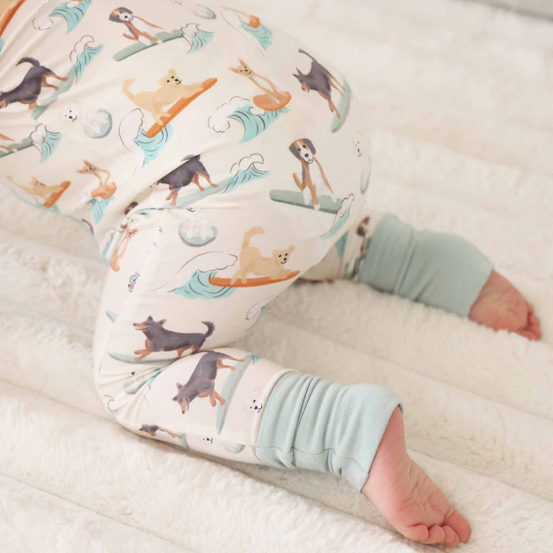 paddle pups convertible zip romper pajama for babies and toddlers 