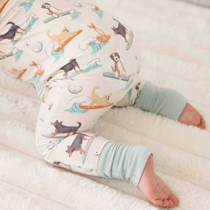 paddle pups convertible zip romper pajama for babies and toddlers 