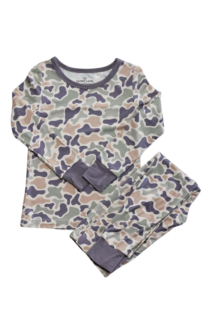 Two Piece Pajama Set | Camo Cutie