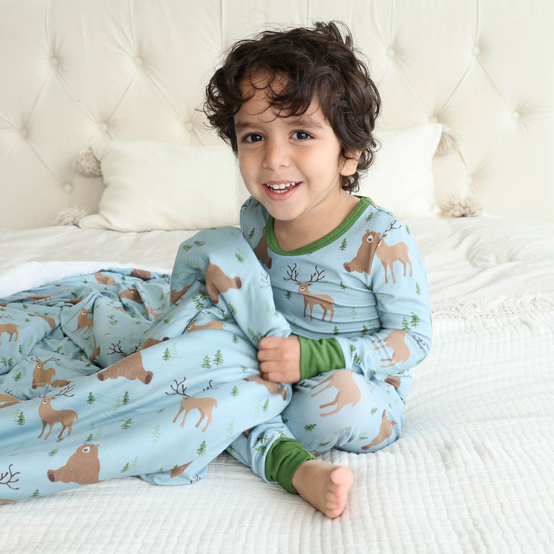 forest friends pajamas for kids 