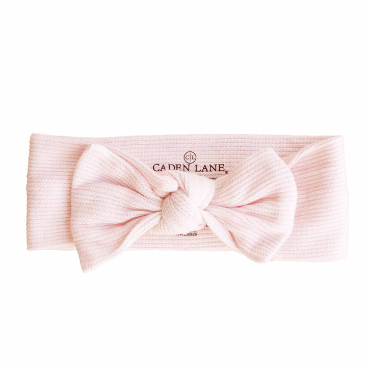 Waffle Knit Large Bow Headwraps