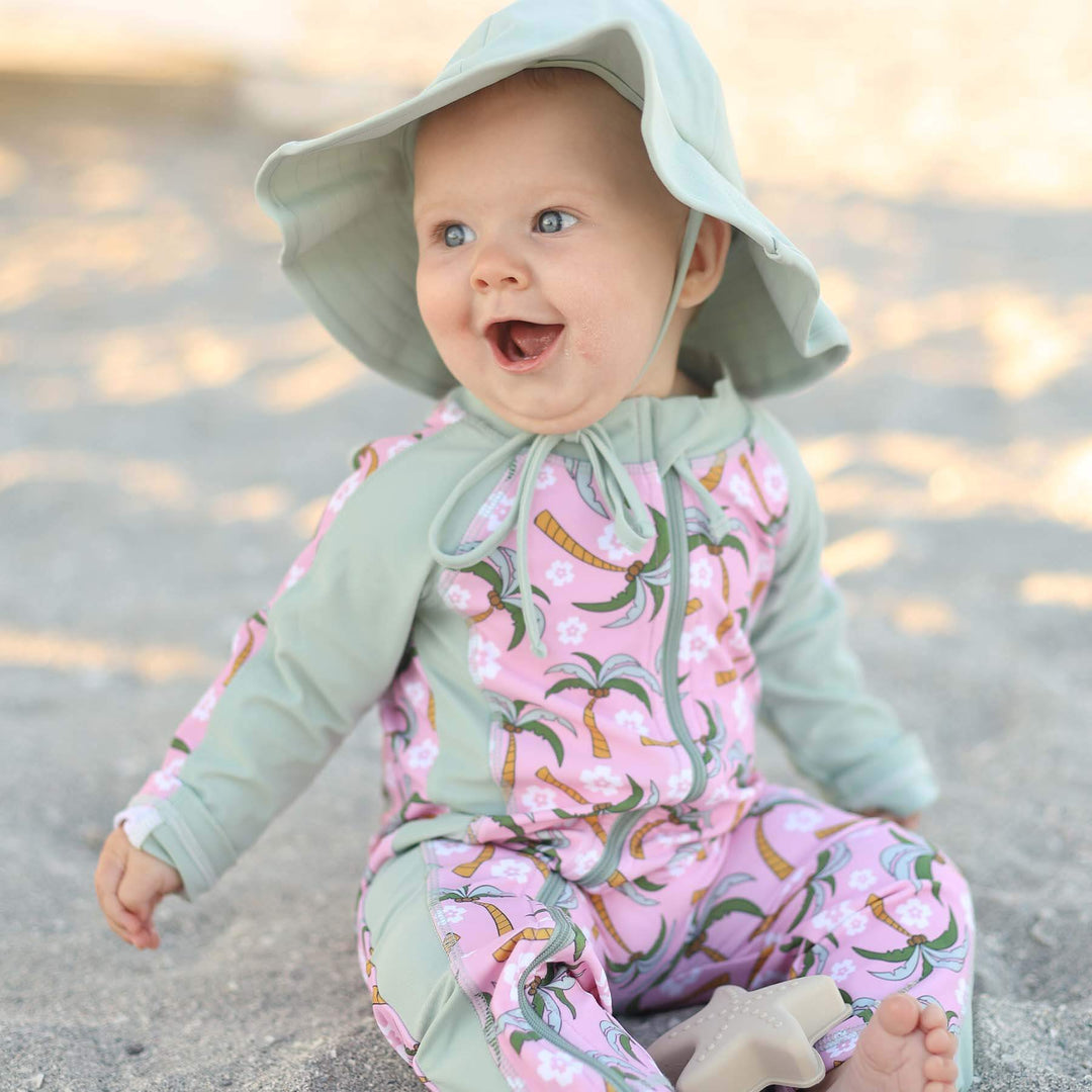 palm party full length swim romper 