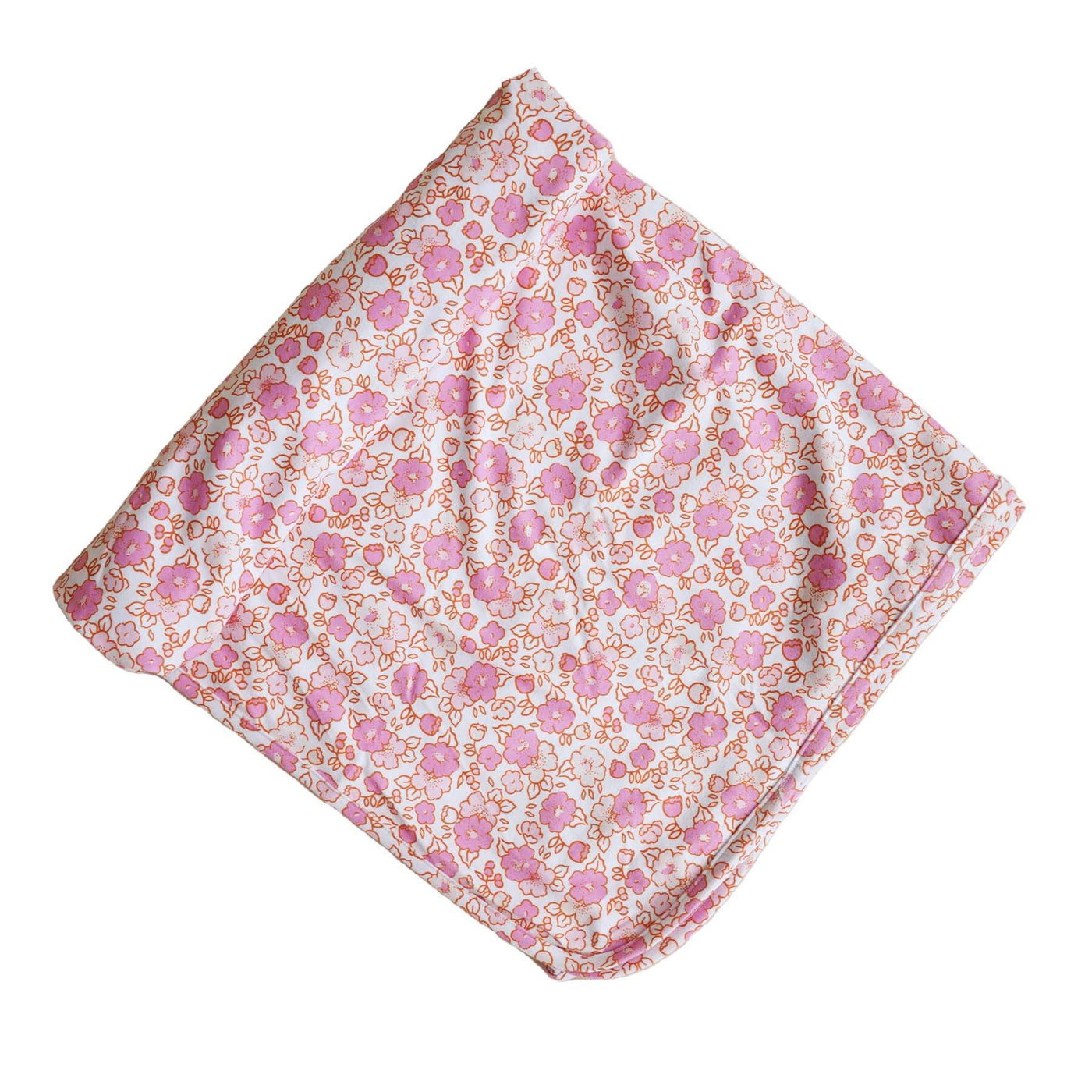 Palmer's Pink Floral Oversized Swaddle Blanket | Caden Lane