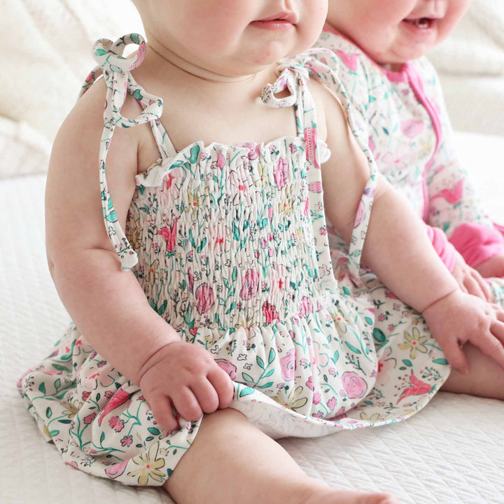 multicolor floral bodysuit for babies 