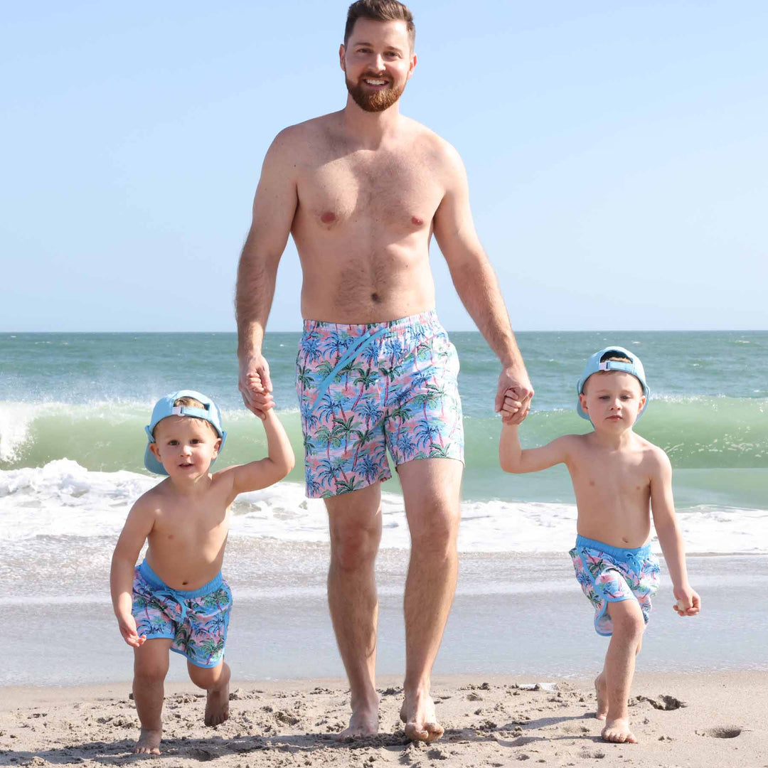 swim trunks for men palm trees