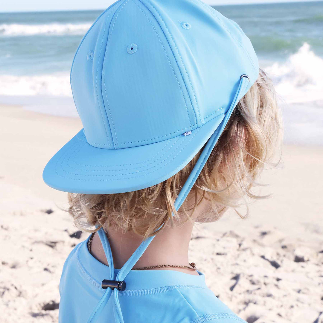 pastel blue sun hat for boys