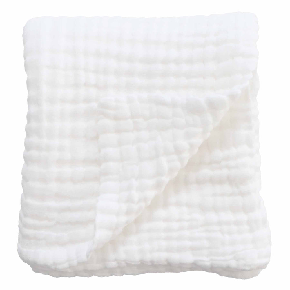 white muslin swaddle for babies gender neutral 