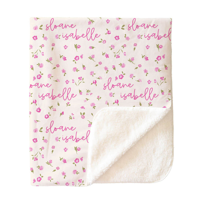 Penny's Posies Personalized Kids Blanket