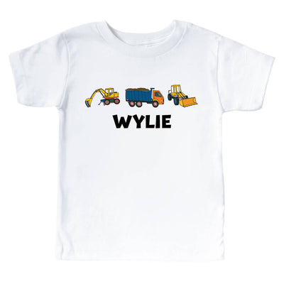 personalized construction tee 