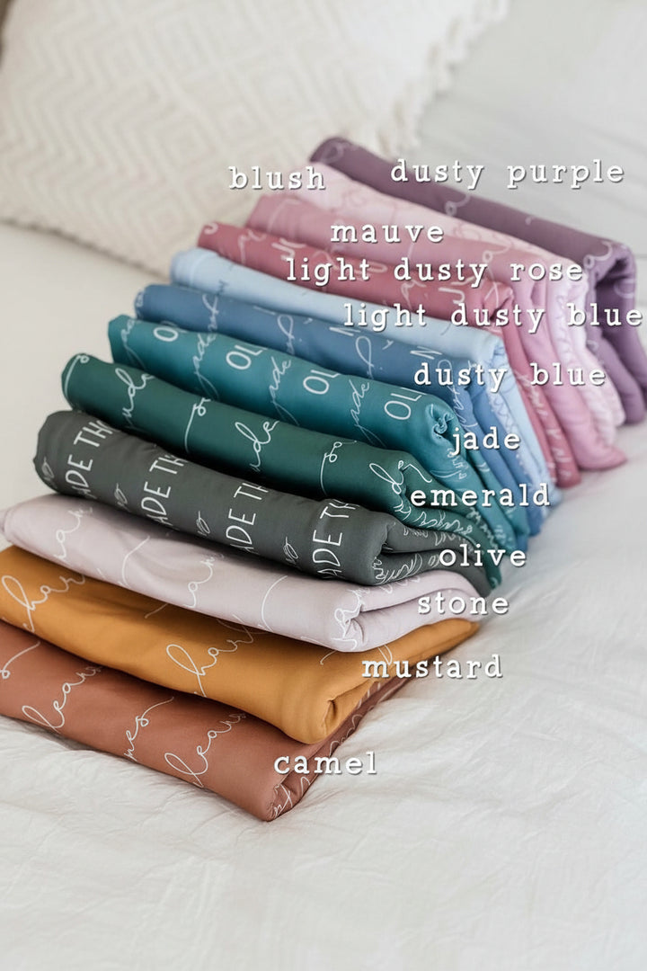 Personalized Baby Name Swaddle Blanket