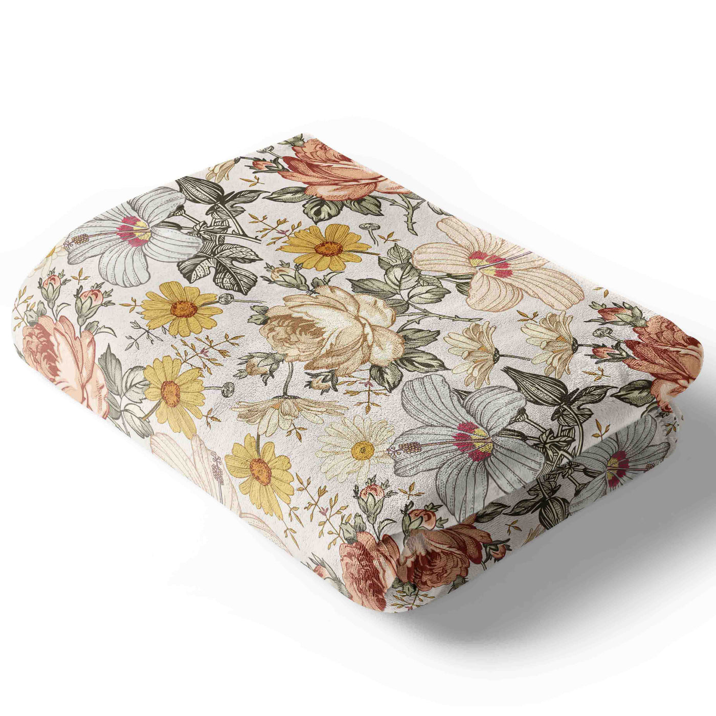 vintage floral blanket 