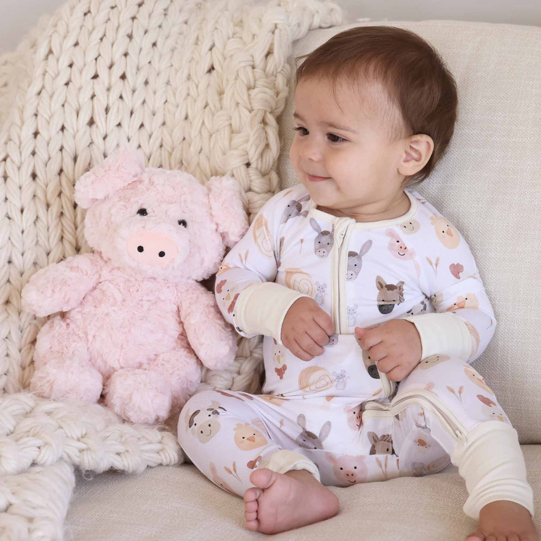 piper pig stuffed animal for babies and kids 