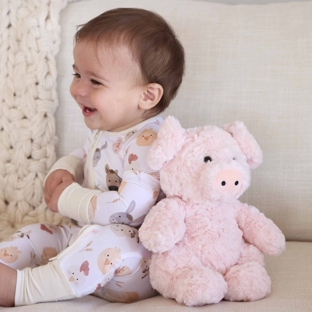 pink stuffed pig for toddlers