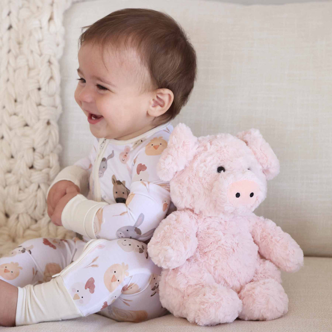 pink stuffed pig for toddlers