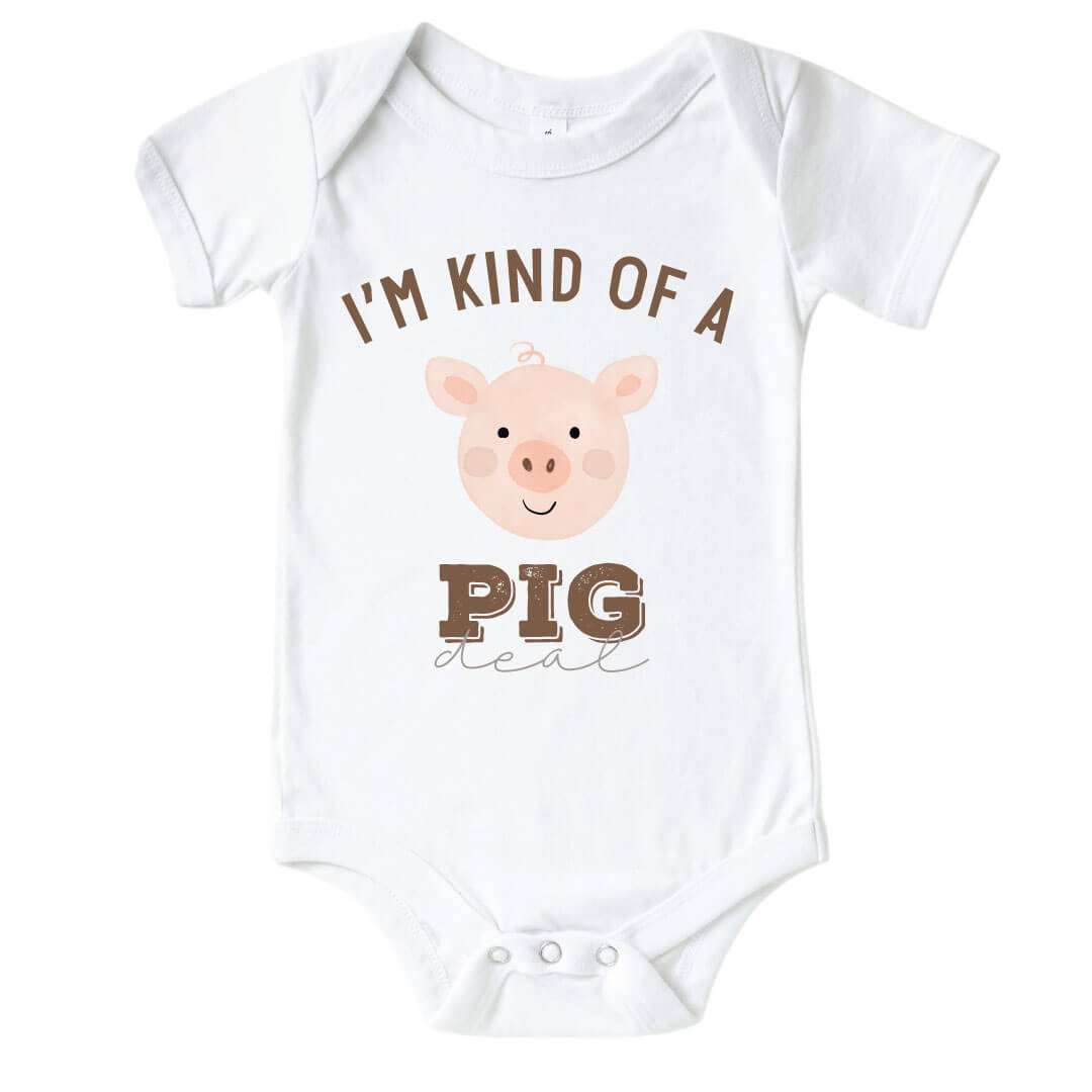 i'm kind of a pig deal graphic bodysuit