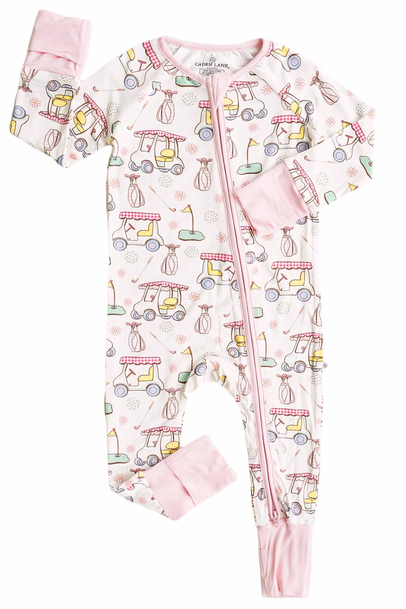 Country Club Cuties Convertible Zip Romper | Pink