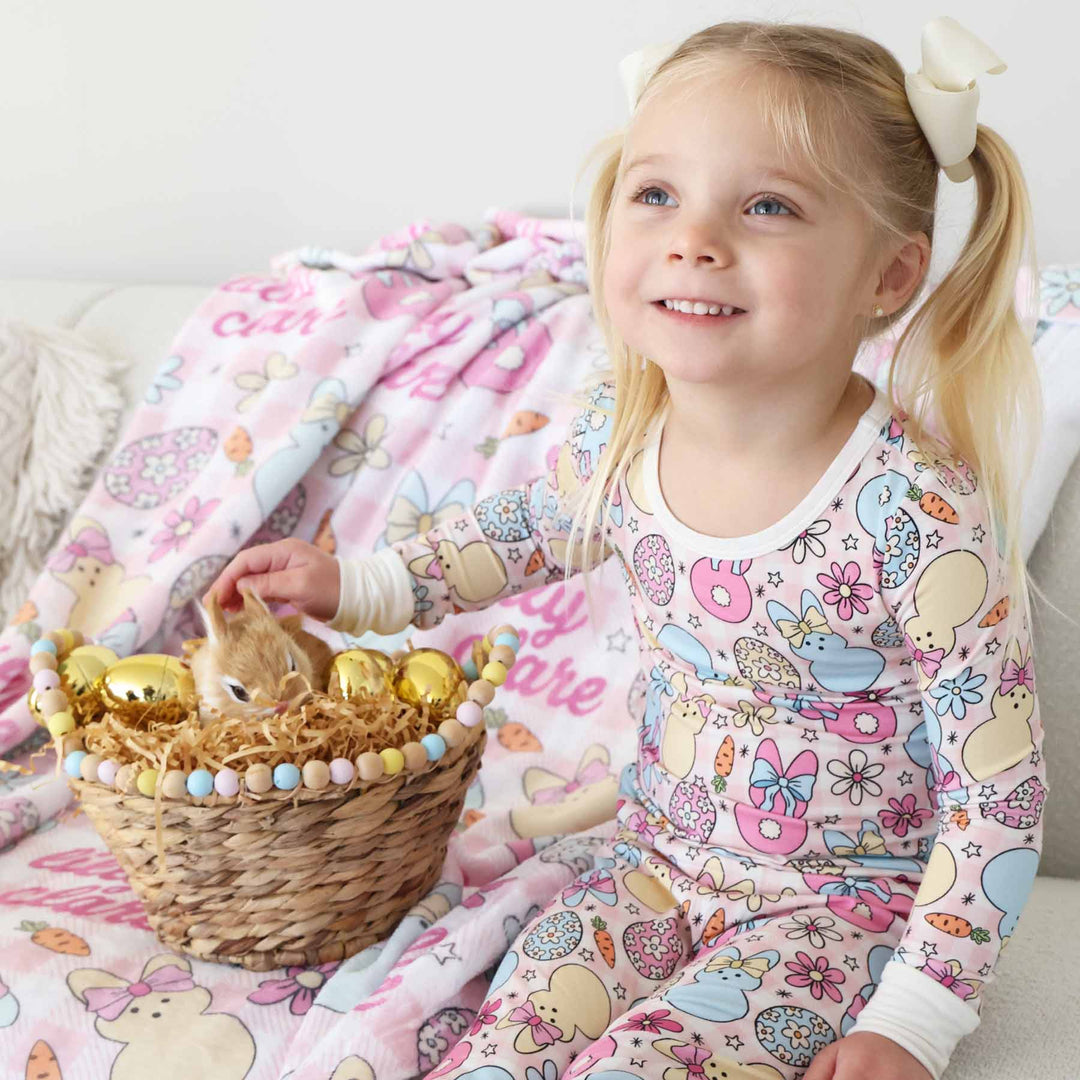 girly easter pajamas for girls 