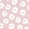 Pink Daisy Personalized Swaddle Blanket