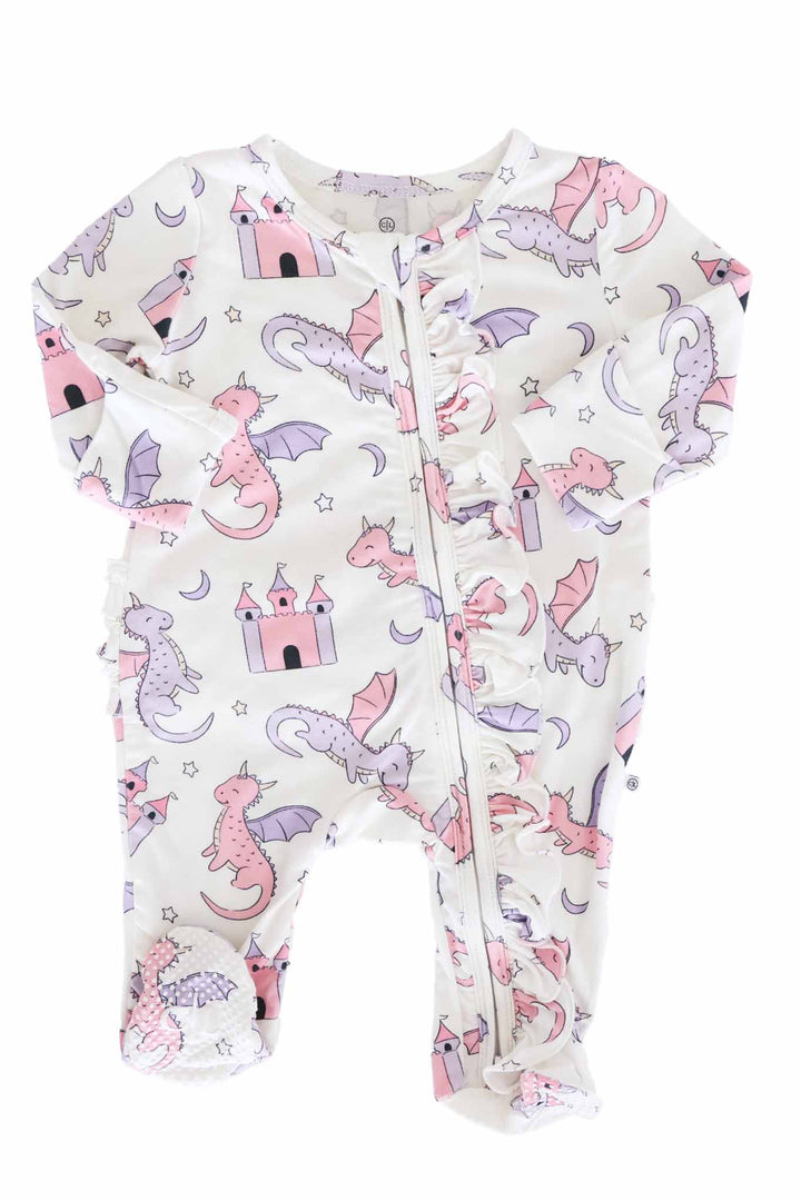 Girl Ruffle Zipper Footies | What's New