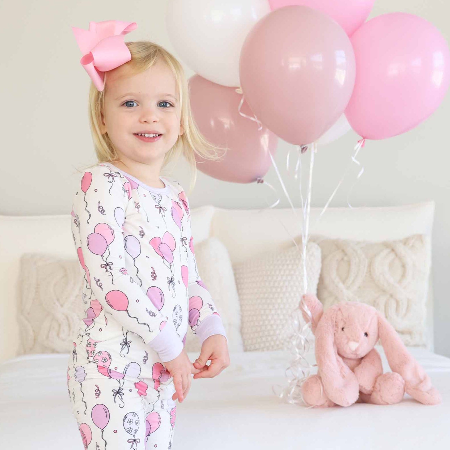 Party Time Two Piece Pajama Set | Pink