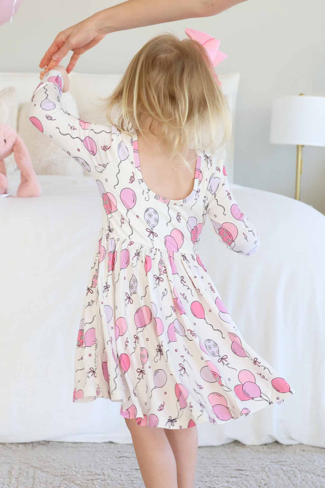 Long Sleeve Twirl Dress | Party Time Pink Caden Lane Long Sleeve Twirl Dress | Party Time Pink Caden Lane