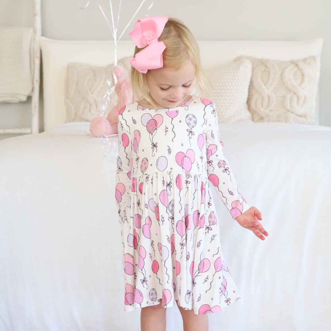 girls casual birthday-themed dress