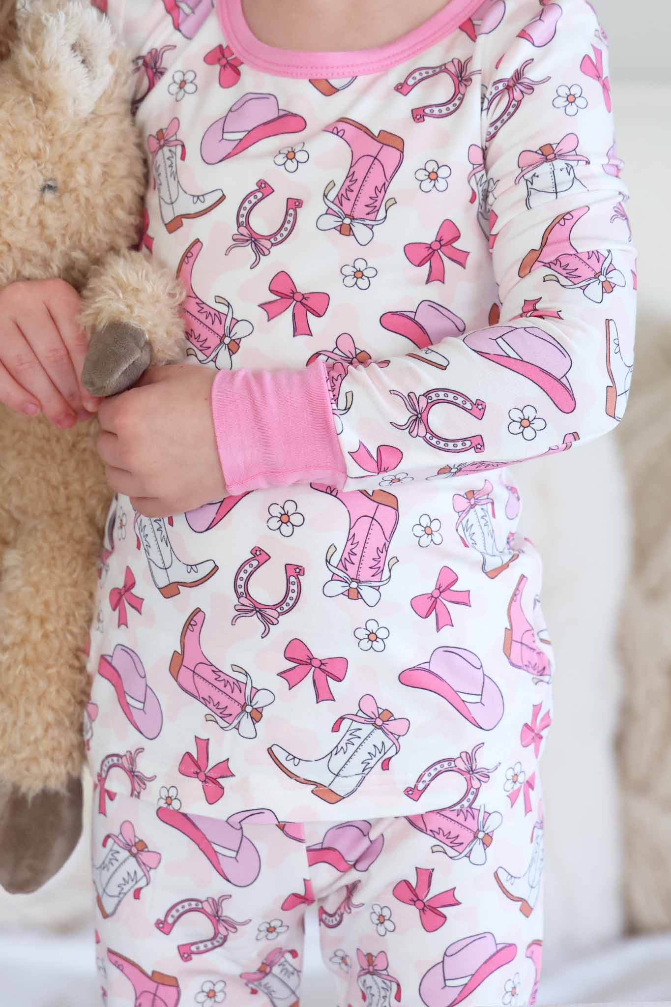Rodeo Dreams Two Piece Pajama Set | Pink