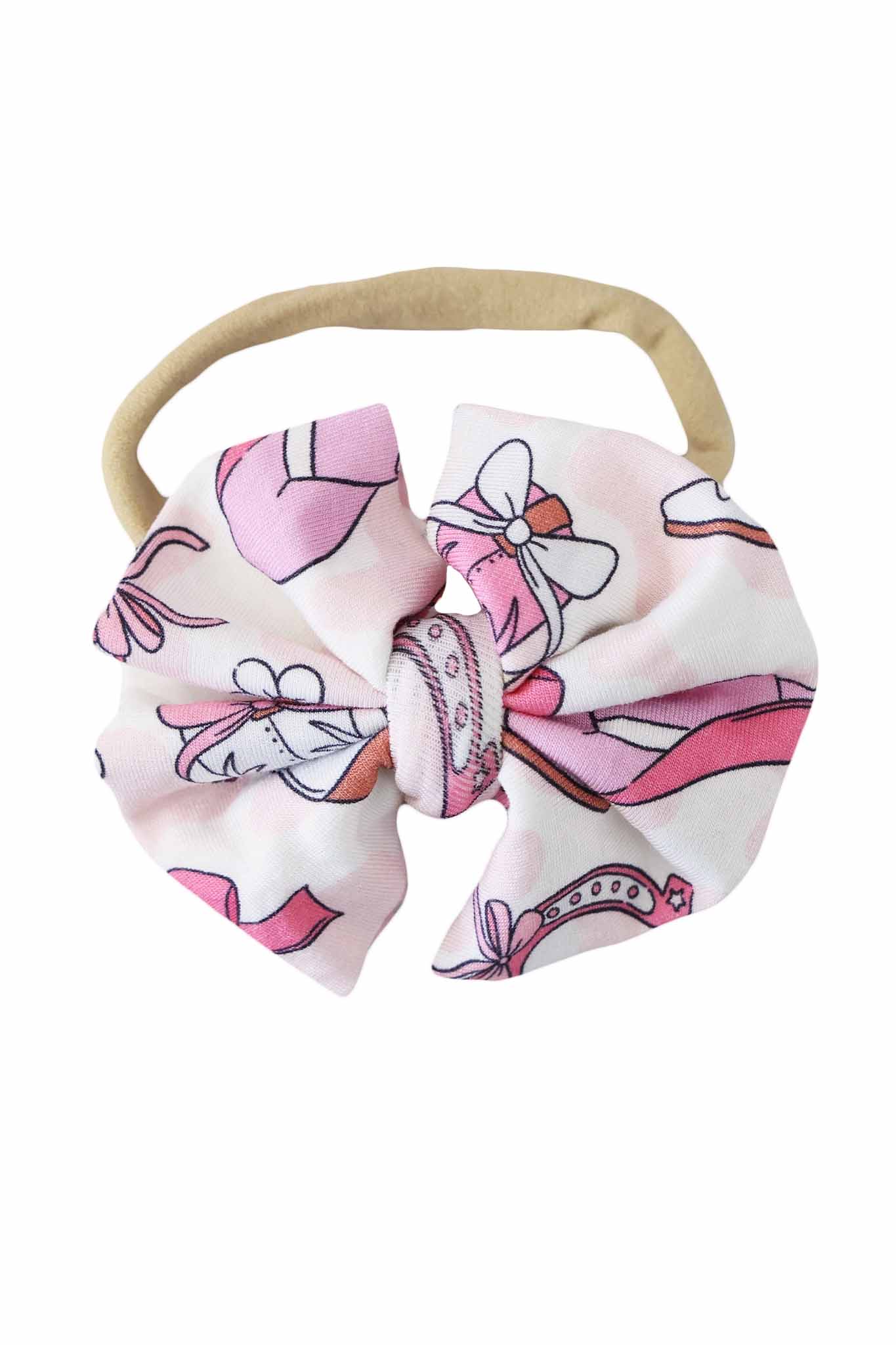 Rodeo Dreams Knit Bow Headband | Pink