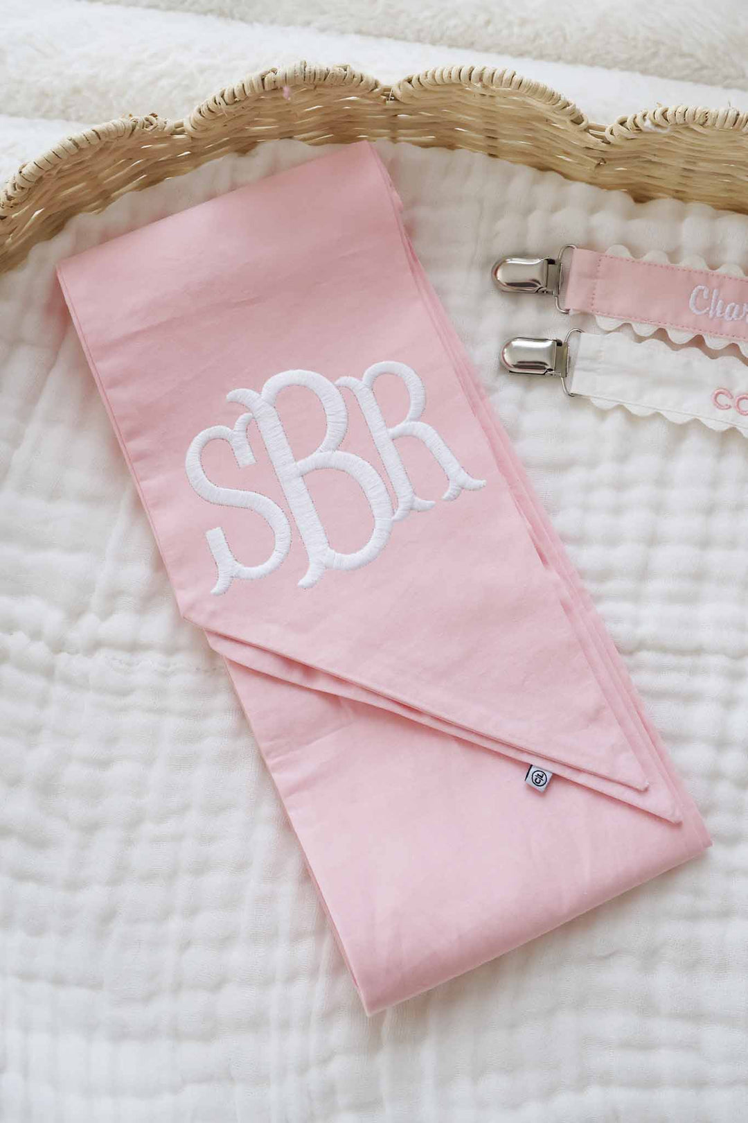 block font sweet pink bow sash for newborn girls 