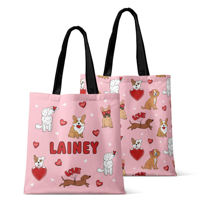 Personalized Tote Bags | Pups & Kisses