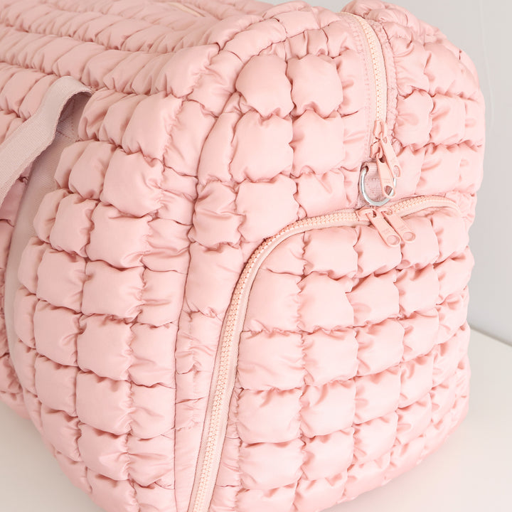 dusty blush women's duffel bag 