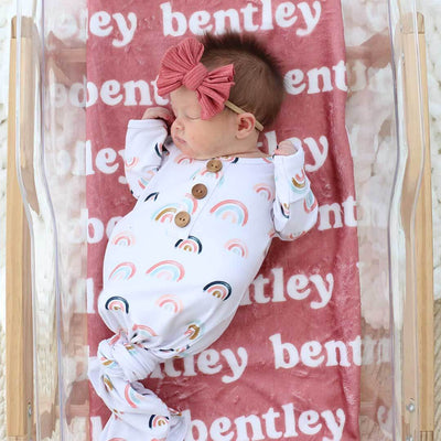berry personalized color blanket 
