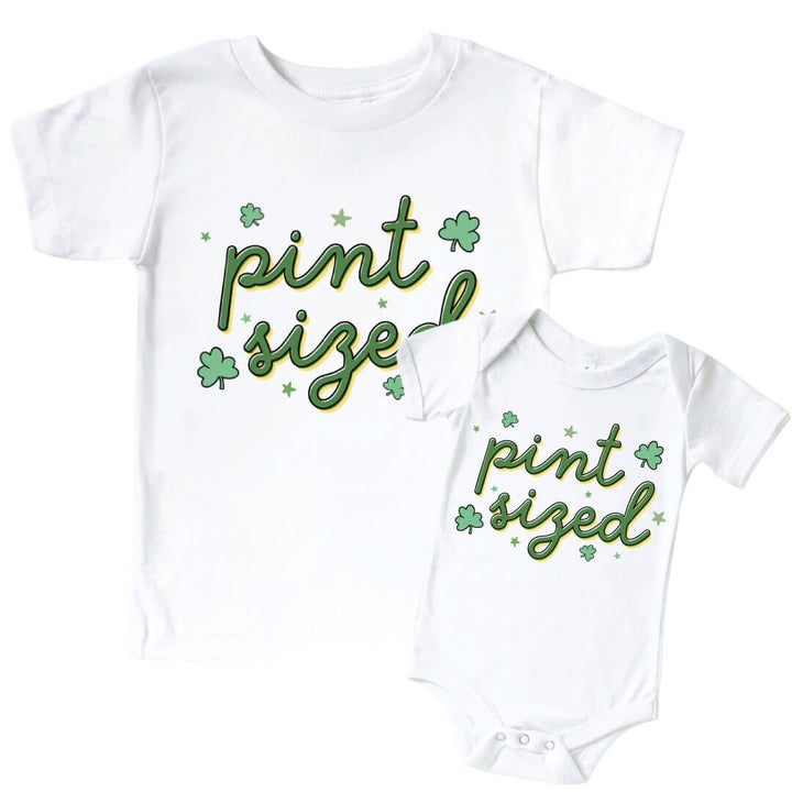 pint sized graphic tee and bodysuit 