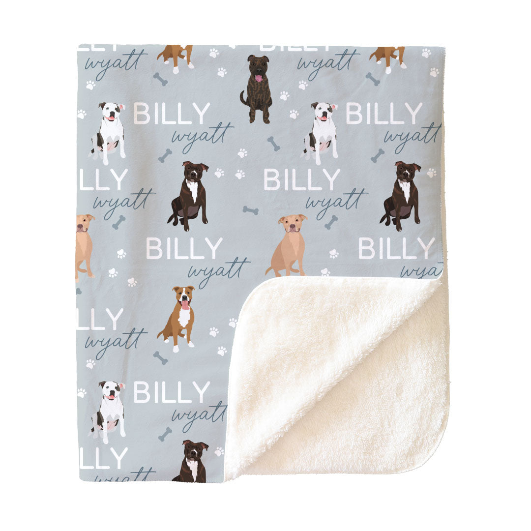 Personalized Kids Blankets | Dog Breeds
