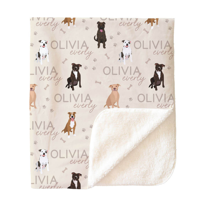 Personalized Kids Blankets | Dog Breeds