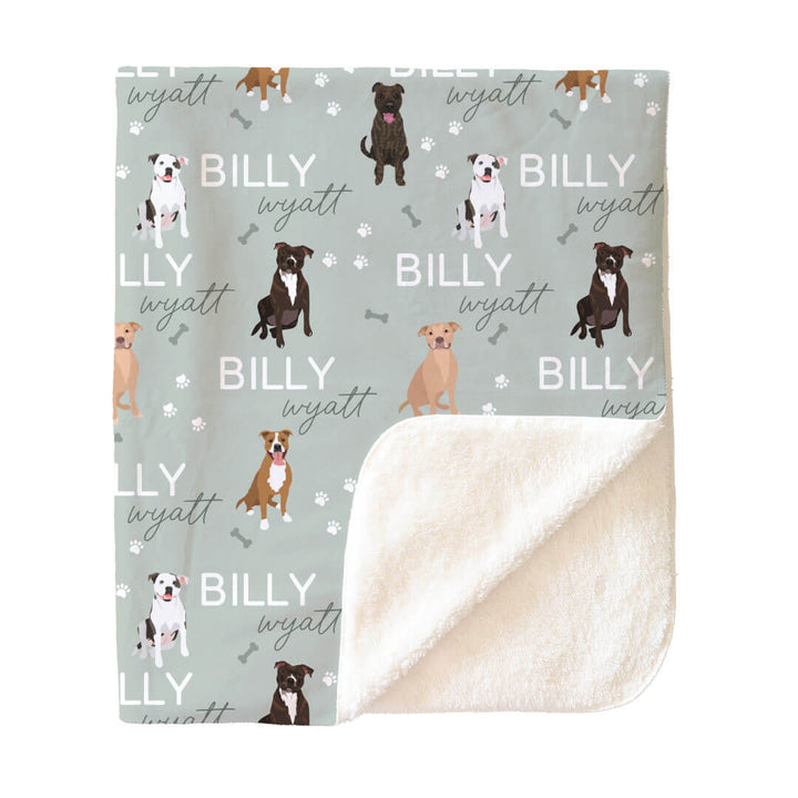 Personalized Kids Blankets | Dog Breeds