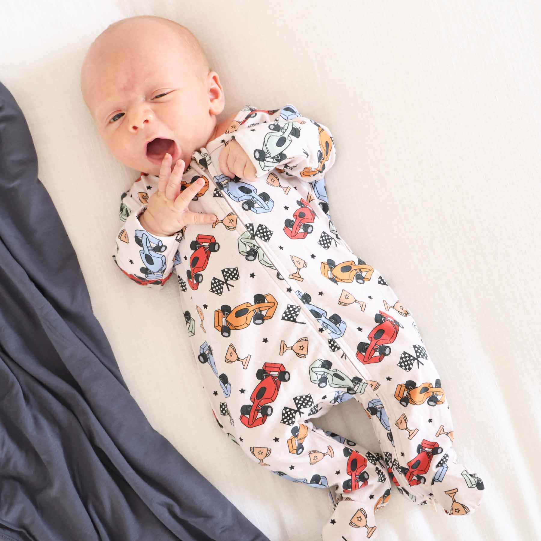 Pit Crew Zipper Footie