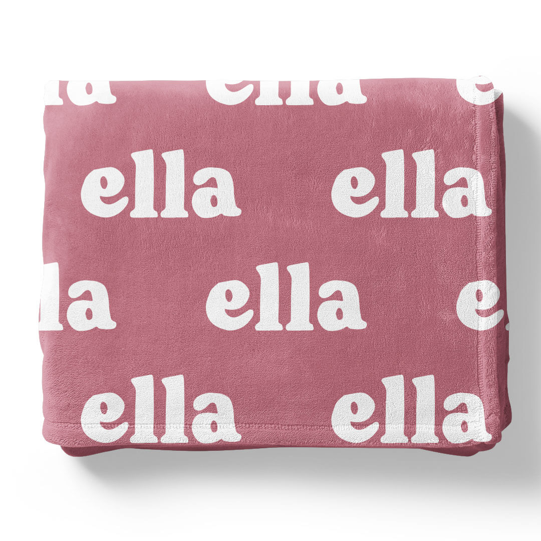 Rose Blossom Personalized Color Blanket
