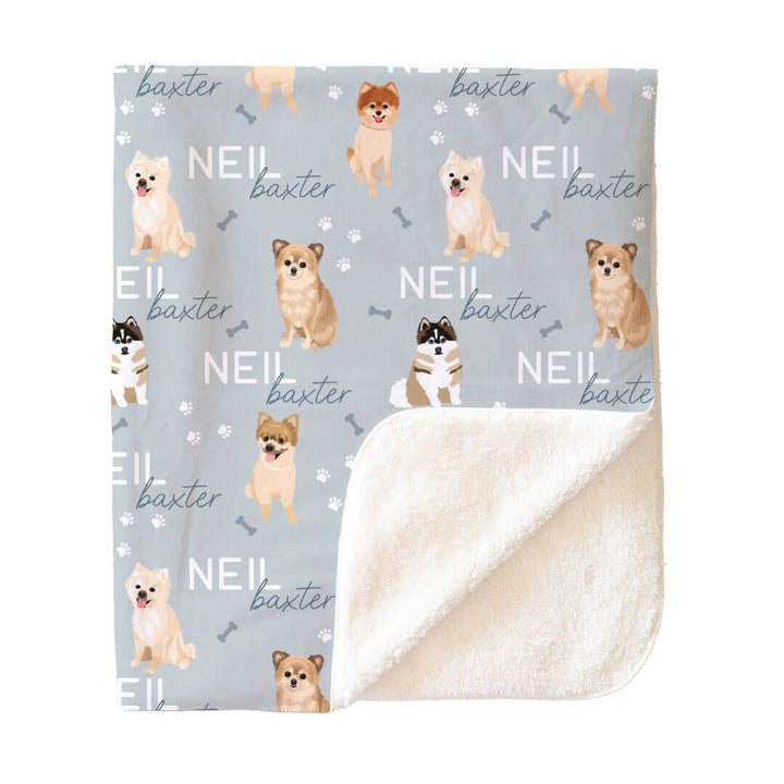 Personalized Kids Blankets | Dog Breeds