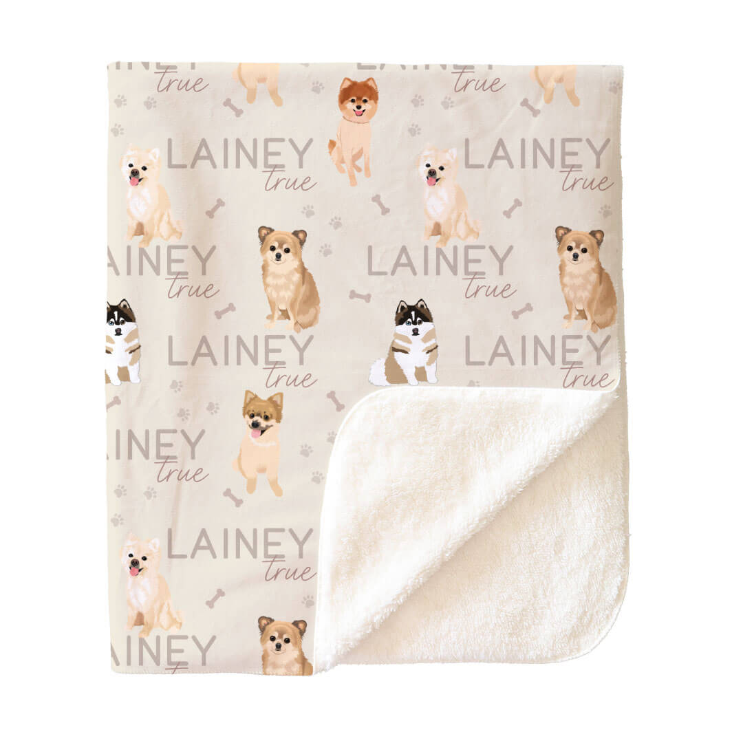 Personalized Kids Blankets | Dog Breeds