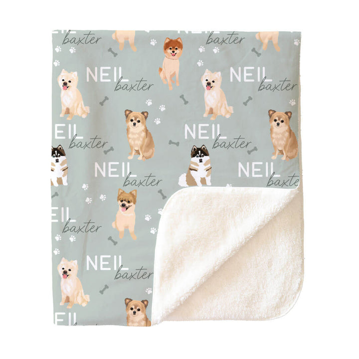 Personalized Kids Blankets | Dog Breeds